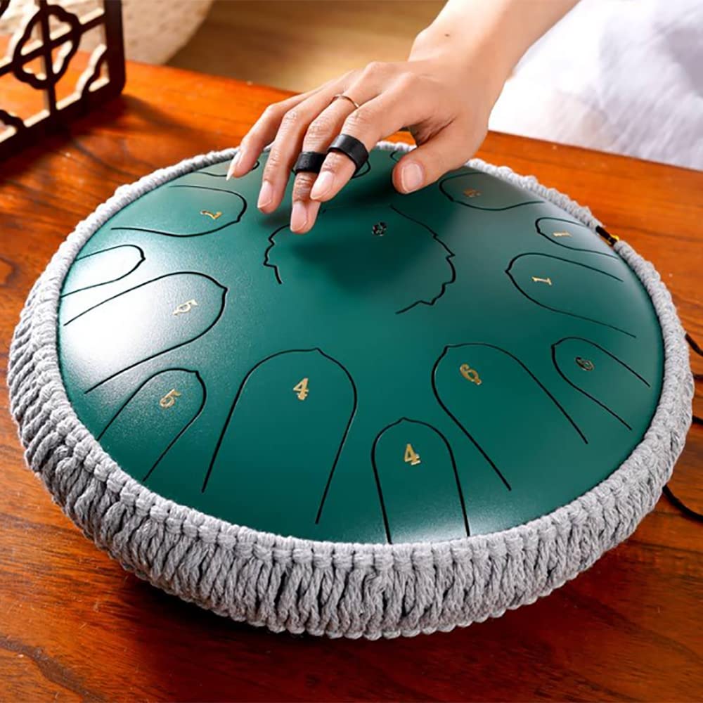 Amazon.co.jp: スチールタングドラム、15ノート14インチハンド